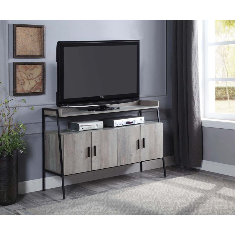 52-Inch TV Stand With 1 Open Compartment, Gray Duplicate