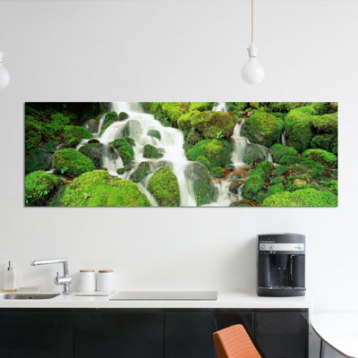 Sol Duc Falls, Olympic National Park, Washington, USA by Panoramic Images - Wrapped Canvas Panoramic Gallery-Wrapped Canvas Giclée