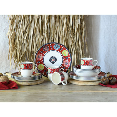 Sumaya Piece Dinnerware Set - Service for 4