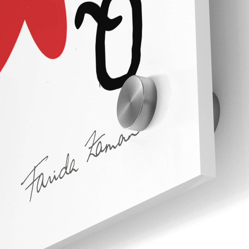  «Queen of Hearts» par Farida Zaman, art mural en verre acrylique, 24 po x 36 po, H 36 po x l 24 po
