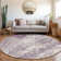 Premium Machine Washable Prisco Lavender Rug