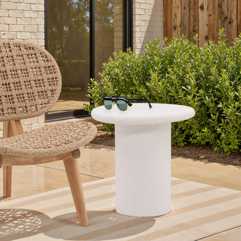 Raul Side Table White