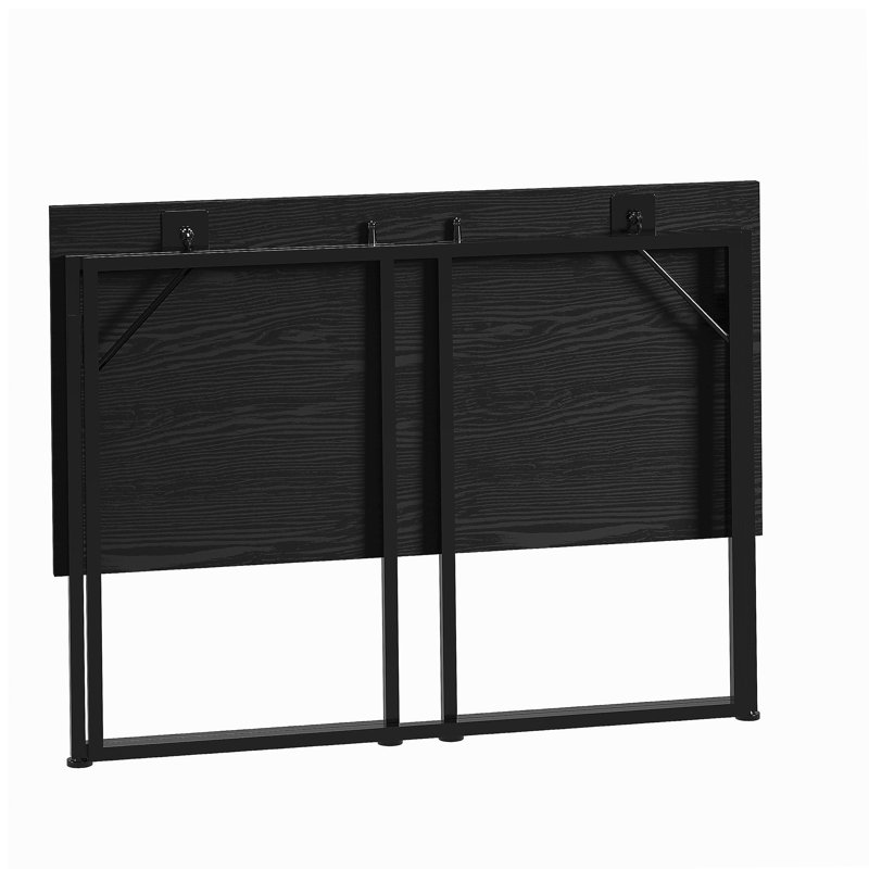 Bureau pliable Techni Mobile - Noir, H 29,13 po x l 39,37 po x P 19,69 po