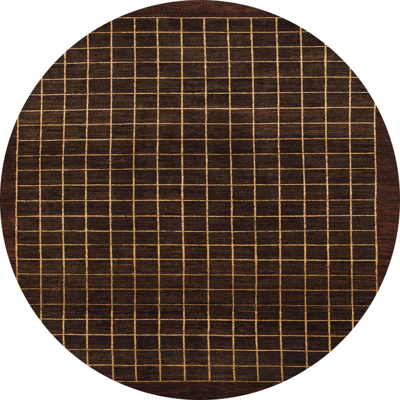 Tapis abstrait moderne 1620, Rond 8 pi