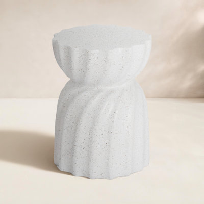 14.2'' Stone Outdoor Side Table