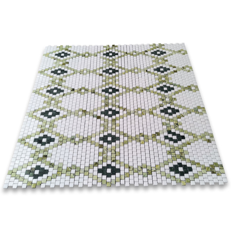 10" x 10" Marble Mosaic Wall & Floor Tile