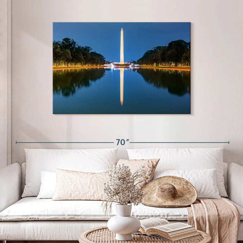 Lilie Washington Monument Reflection, 30" H x 45" W