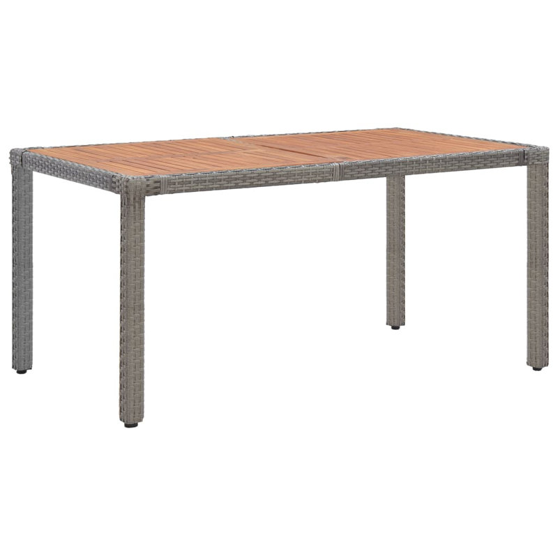 Patchell Rattan Dining Table, 75cm H x 150cm L x 90cm W