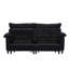 Canapé-lit convertible en velours avec matelas dépliable-1671652860