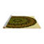 Tapis chenille jaune-68680396