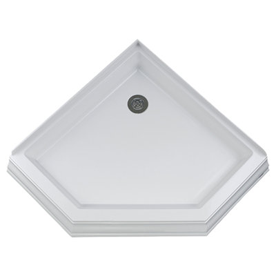 Town Square 38 W 38 D Neo-Angle Base Shape Single Shower Base No Integrated Seat Included