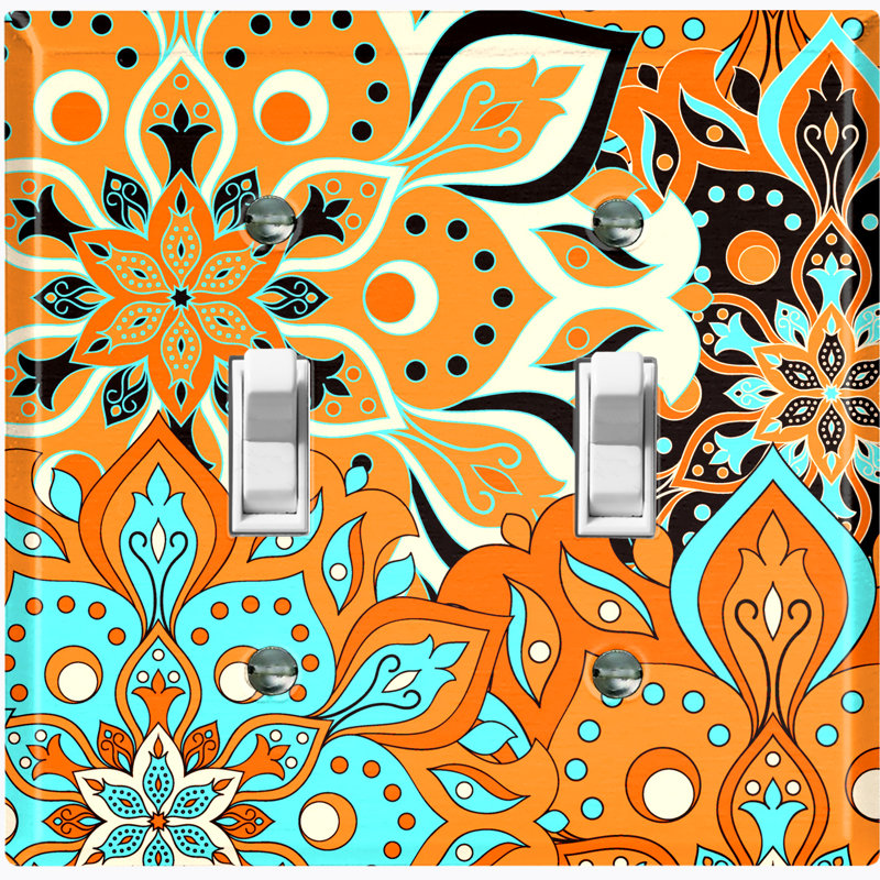 Patterned Toggle Light Switch Standard Wall Plate
