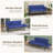 72 In. L Patio Convertible Sofa Daybed With Adjustable Armrests-788995701