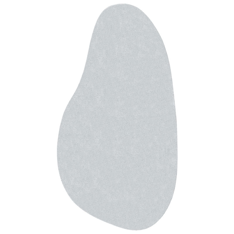 Rugs Grey Non-Slip Area Rug Waveform, Polyester, Novelty 80 x 150 cm