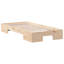 Floor Bed Frame With Storage Solid Pine Wood-804585987-804586012