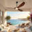 3-Blade Modern Classic Ceiling Fan with Remote Control & LED Light Kit Included-1407310889-1398290151