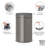 Brabantia Touch Top Trash Can New, 10.6 Gallon (40 liter)-87784212