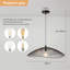 Skookum 1 - Light Black Single Pendant-273986476