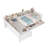 Twin Size Day Bed for 2, L- Shape Twin Size Bed Frame with Storage 3 Drawers, Wooden Corner Bed with Bookshelf, Corner Bed Frame For Bedroom, Living Room-35448496