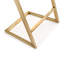 Upholstered Counter Stool with Metal Frame-1944250289