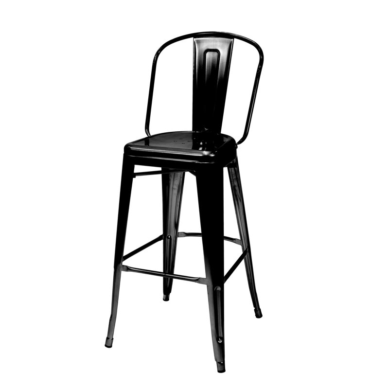Tabouret 30,25 ", Noir