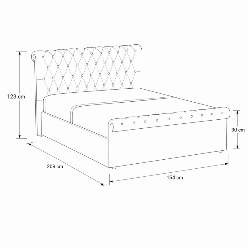 Upholstered Ottoman Bed