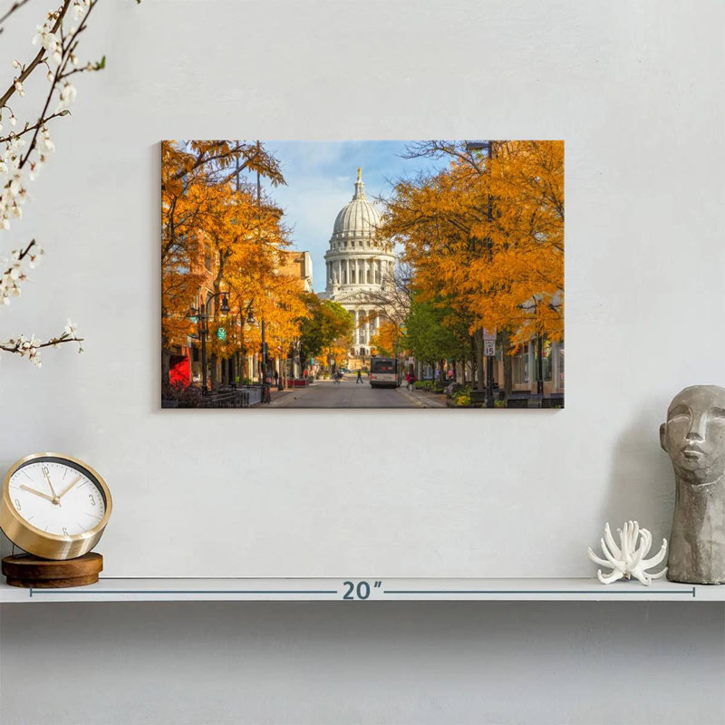 Nicci, Wisconsin State Capital en automne, H 8 po x l 12 po
