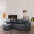 Dark Gray  Faux Leather selected