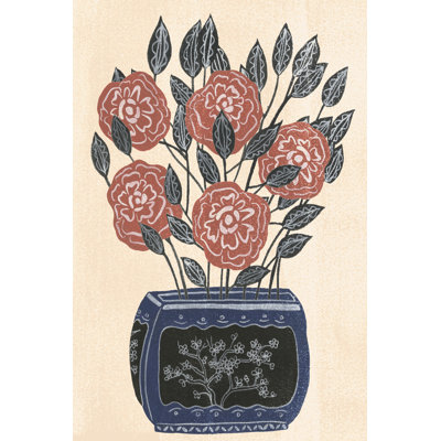 Vase Of Flowers II by Melissa Wang - Wrapped Canvas Painting
