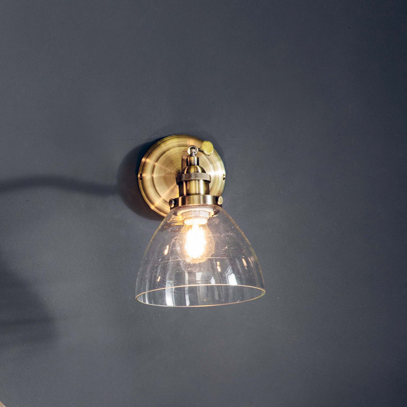 Anais Barn Light, Antique Gold