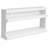 73" White TV Stand With Open Storage Shelves And Cable Management