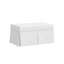 Red from Scalamandre Crafted by Cloth & Company Norwalk Upholstered Storage Bench in Solids-89128809