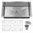 31'' L Undermount Single Bowl Stainless Steel Kitchen Sink