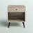 Vansant 1 - Drawer Nightstand with Drawer and Open Compartment, Solid Wood Legs-964602023