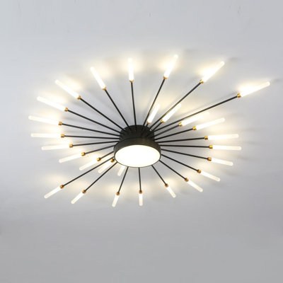 Flush Mounts 29-Light Ceiling Light,Modern LED Heads Flower Shape Ceiling Lights,Living Room