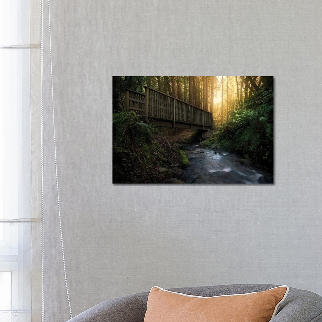 Cascade von Steve Berkley - Galerie-verpackte Leinwand Giclée auf Leinwand