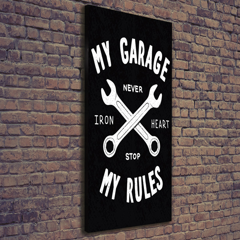 My Garage - Wrapped Canvas Print