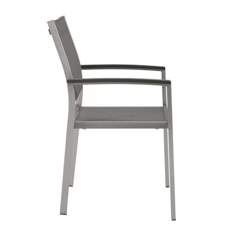 Chaise d'extérieur Shore, Gris