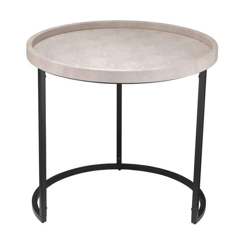 Acheson Tray Top Nesting Tables, Ivory