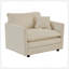 Ensemble de causeuse et de chaise 2 places, ensemble de canapé et de chaise 2 pièces, causeuse et fauteuil d'appoint, canapé de salon en chenille 2 pièces (1 + 2 places), chenille beige-118043636