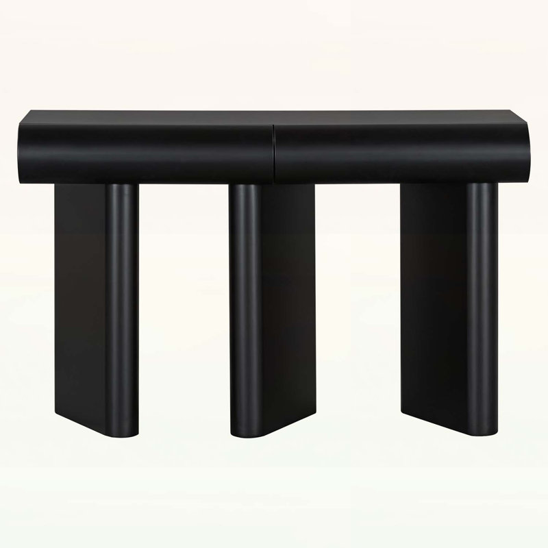 Space-Saving Hallway Table for Small Apartments and Foyers, Black