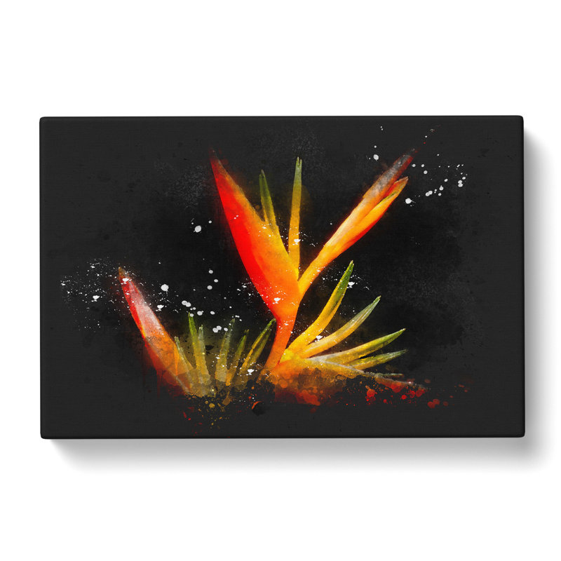 Bird of Paradise Flower - Wrapped Canvas, 35cm H x 50cm W x 3cm D
