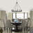 Shellene 12 - Light Dimmable Wagon Wheel Chandelier