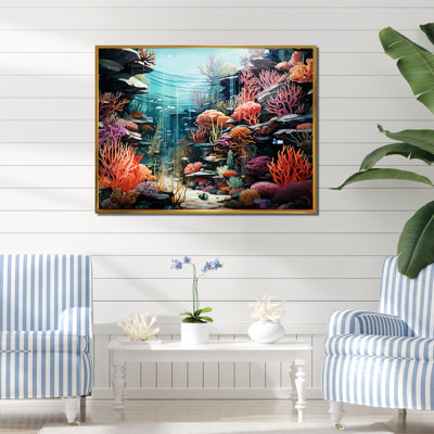 Life In Coral Reef Paradise II - Coastal Tropical Wall Art
