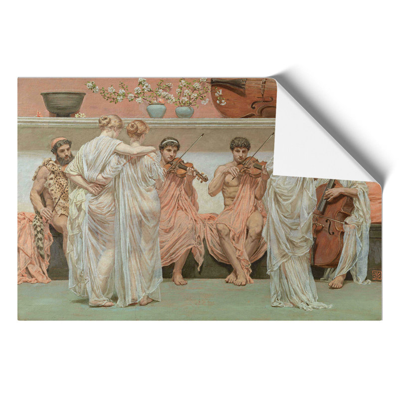 The Quartet by Albert Joseph Moore - Frameless Print, 21cm H x 30cm W x 0.1cm D
