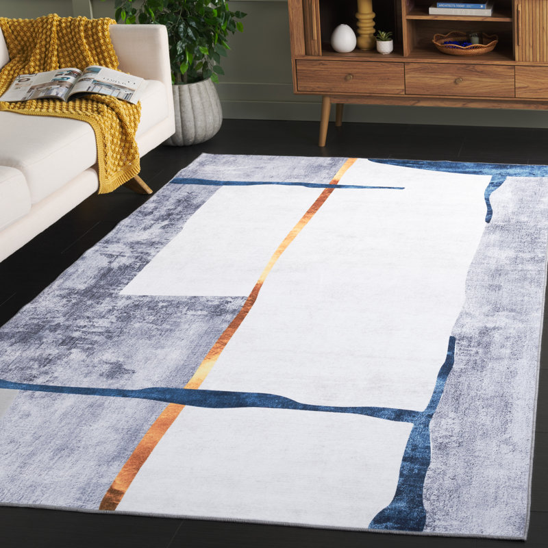 Josalina Monica 820 Area Rug In Grey / Light Grey, Rectangle 5' x 8'