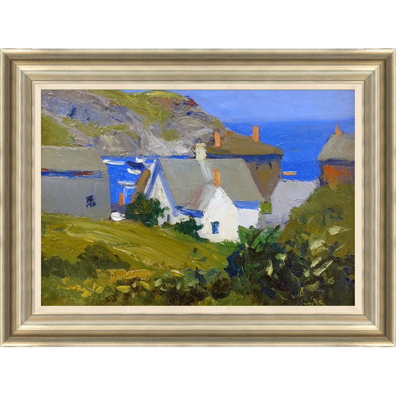 Cottage Giclee On Canvas by Dana Gibson