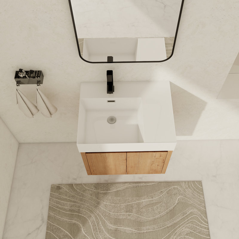 Meuble-lavabo simple avec plateau Eastpoint 23,63, Blanc