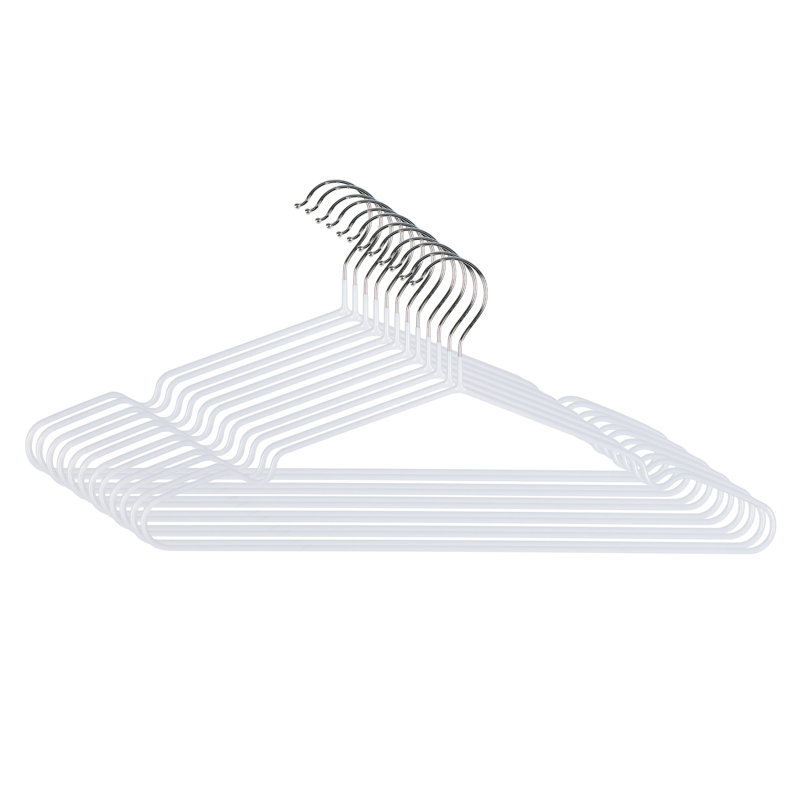 Paquet de 12 cintres en métal Simplify, Blanc