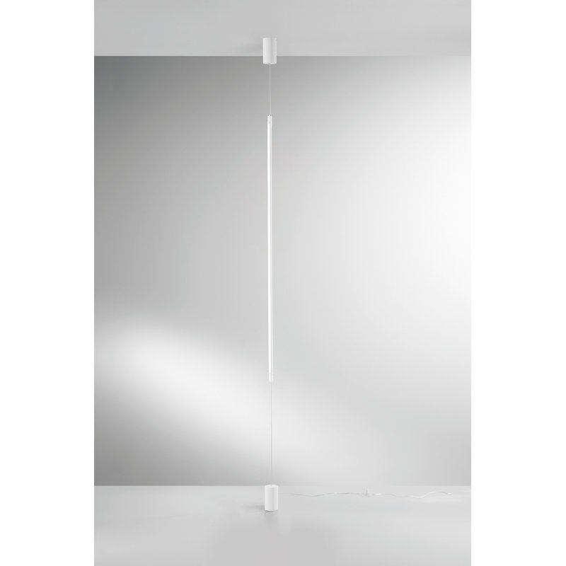 Biranna 400cm LED Column Floor Lamp, White